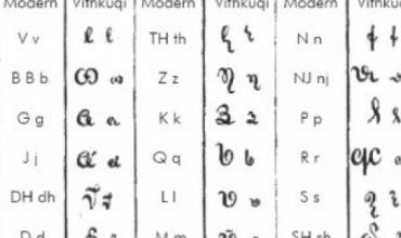 "7 Alfabetet e Gjuhës Shqipe" nga Ndrek Gjini 